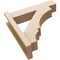 Ekena Millwork 5 1/2-in W x 20-in D x 20-in H Balboa Block Rough Cedar Woodgrain TimberThane Outlooker, Primed Tan OUTUR055X20X20BOA44RCPR - alternate 4